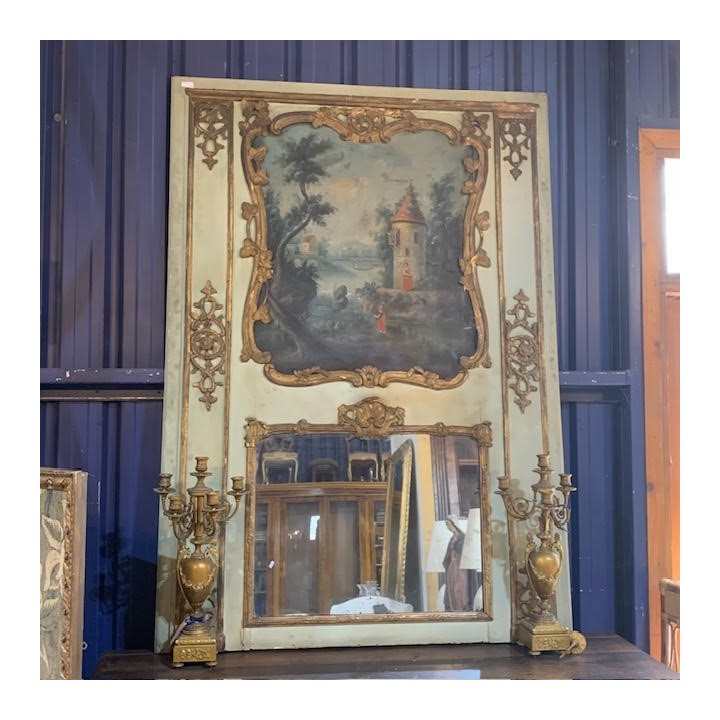 C18th French Trumeau Original Patina