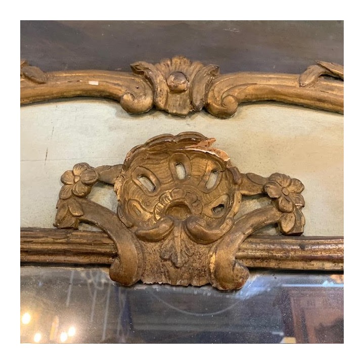 C18th French Trumeau Original Patina