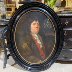 C18th French Oval Portrait