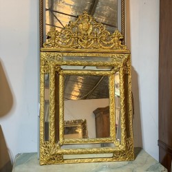 Fine C19th Parclose Mirror