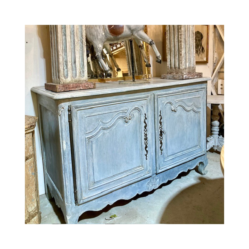 C19th French Oak Buffet Painted Finish