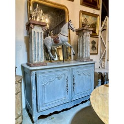 C19th French Oak Buffet Painted Finish