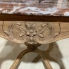 C19th Centre Table Walnut with Grillotte Marble