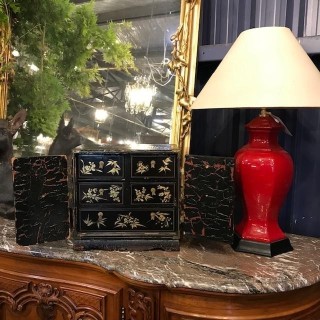 Rustic Early Japanese Jewellery Box