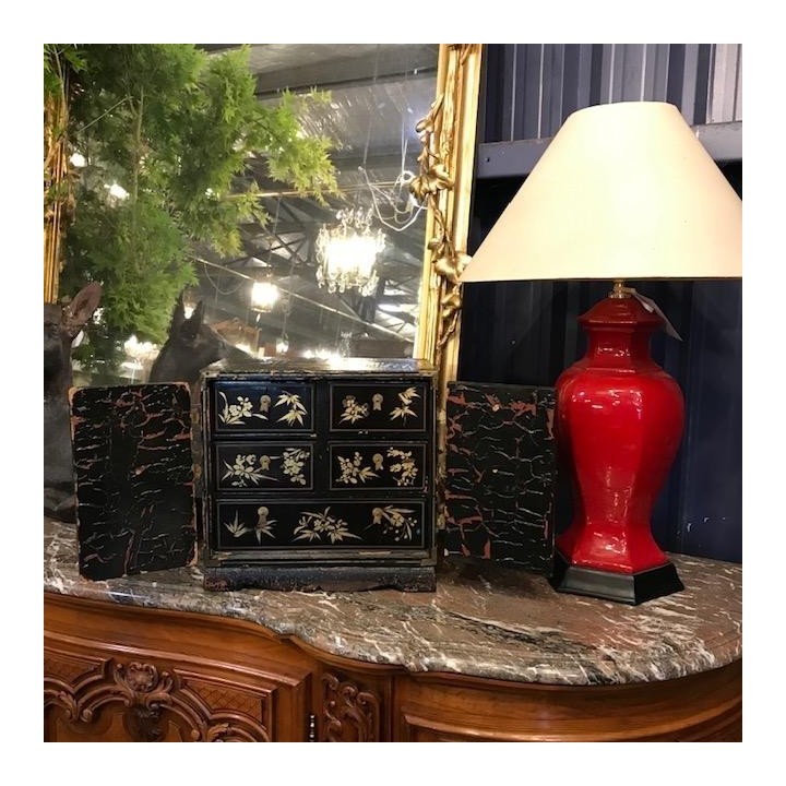 Rustic Early Japanese Jewellery Box