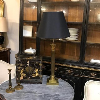 French Vintage C1950 Bronze Lamp
