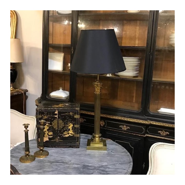 French Vintage C1950 Bronze Lamp