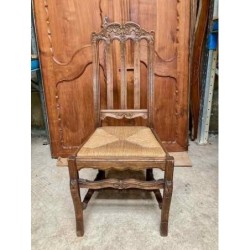 C1900 French Set of Dining Chairs Oak