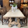 Antique Wash Oak Spanish Table