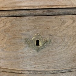 C19th Dutch Wash Oak Chest Of Drawers