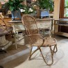 Vintage French Cane Armchairs x 4