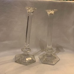 Baccarat Crystal Candleholder Pair of Candle Holder