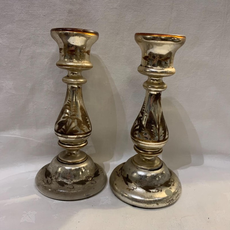 C18th Pair Italian Candle Holder