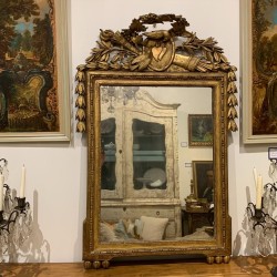 French C18th Mantle Mirror