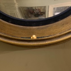 Regency Style Vintage Convex Mirror