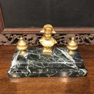 C19th French Napoleon III Inkwell