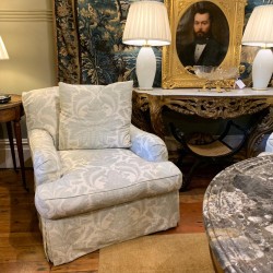 SOLD Pair of Armchairs of Large Proportion