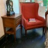 C1900 French Walnut and Mahogany Side Table