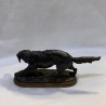 C19th Bronze Hunting Dog