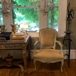 Antique French Louis XV Style Fauteuil