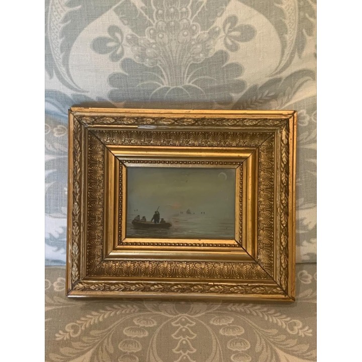 French Pair of Marine Painting 270 X 220