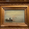 French Pair of Marine Painting 270 X 220