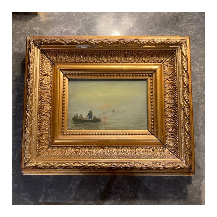 French Pair of Marine Painting 270 X 220