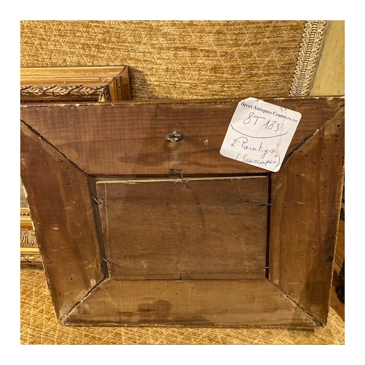 French Pair of Marine Painting 270 X 220