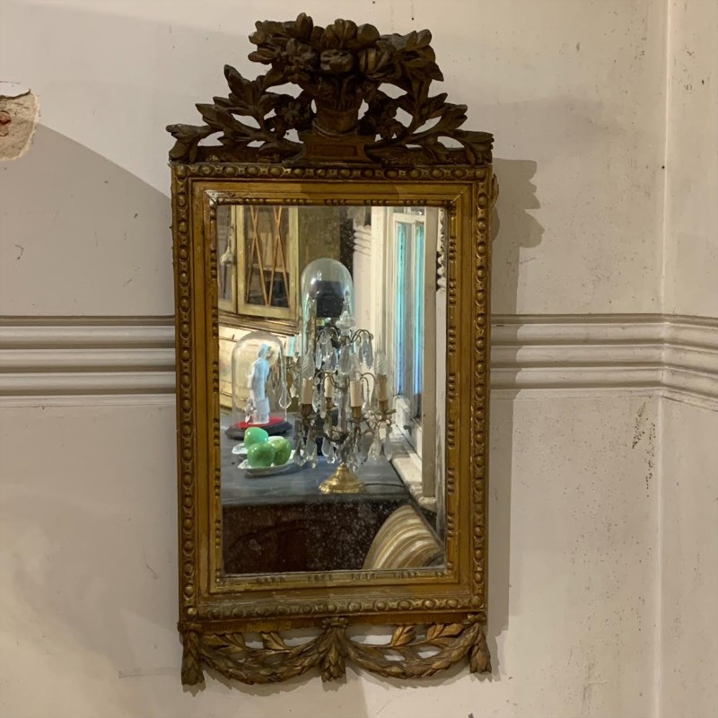 C18th French Louis XVI Mirror 800 X 370