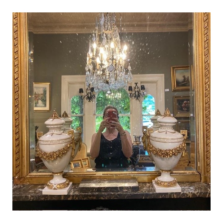 C1900 Trumeau Mirror