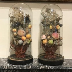 Antique Pair French Domes...