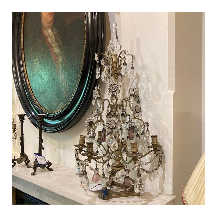 C18th Pair of Girandoles Candleholder French