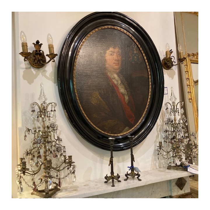 C18th Pair of Girandoles Candleholder French