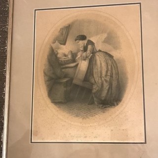 C1900 French Engraving