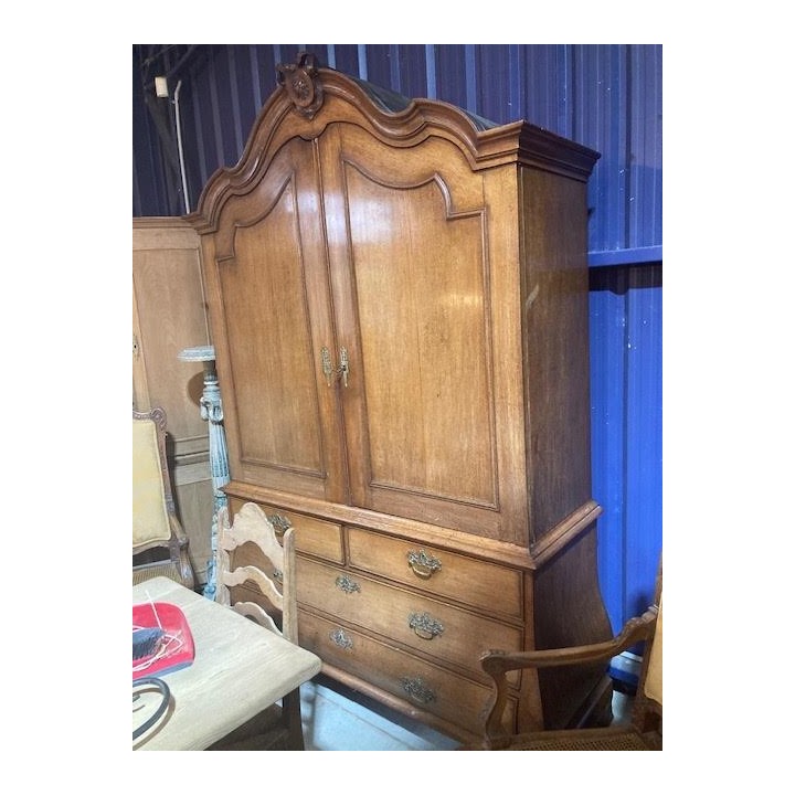 C19th Dutch Cabinet Buffet a Deux Corps