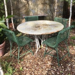 French Vintage Garden Table
