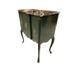 C1930 Italian Petite Cabinet Painted Dark Green