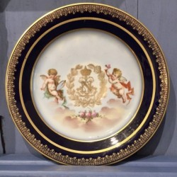 Vintage French Cabinet Plate