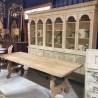 C19th Washed Oak Spanish Style Dining Table