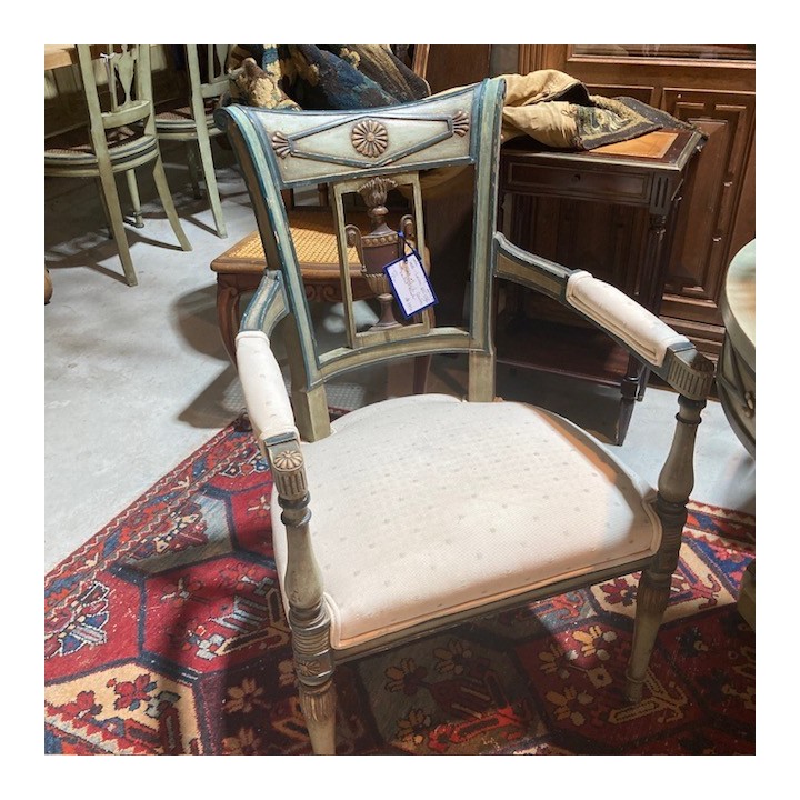 C19th Louis XVI Style Carver ( 3 Available )