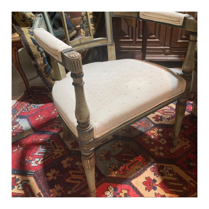 C19th Louis XVI Style Carver ( 3 Available )