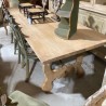 C19th Washed Oak Spanish Style Dining Table