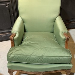 French Vintage Pair of Fauteuil