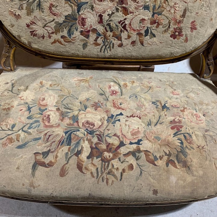 C19th Louis XVI Settee