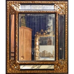 C19th French Fine Quality Parclose Mirror