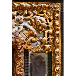 C19th French Fine Quality Parclose Mirror