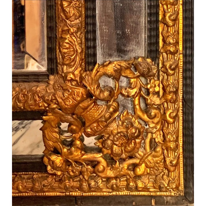 C19th French Fine Quality Parclose Mirror