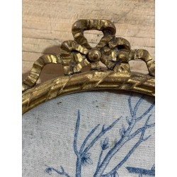 C1900 French Round Frame gilt