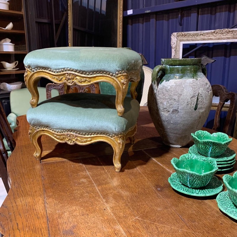 C19th Pair of French Stool