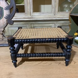 C1900 Pair of Jacobean Style Stools Petite